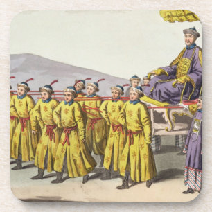 Emperor Ch'ien Lung carried in Triumph, plate 18 f Coaster
