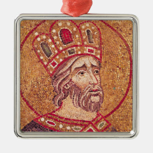 Emperor Constantine I  the Great Metal Tree Decoration