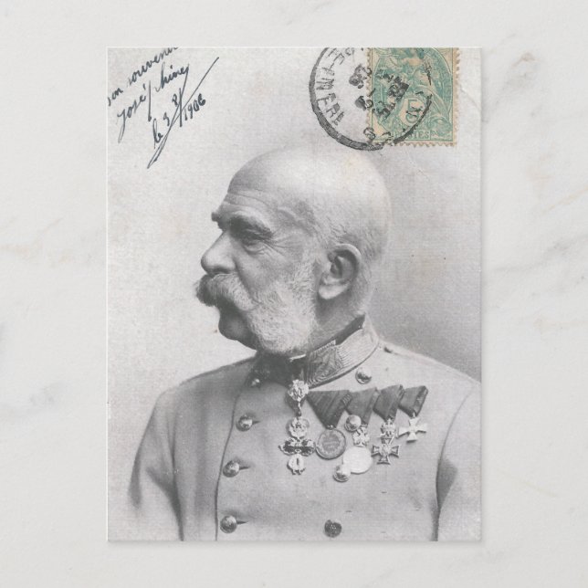 Emperor Francis Joseph of Austria Postcard (Front)