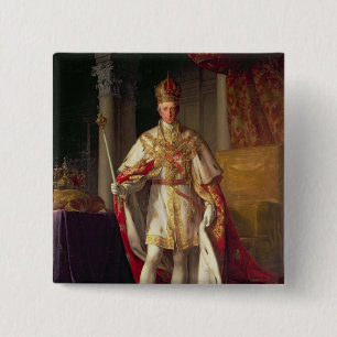 Emperor Franz II of Austria 15 Cm Square Badge