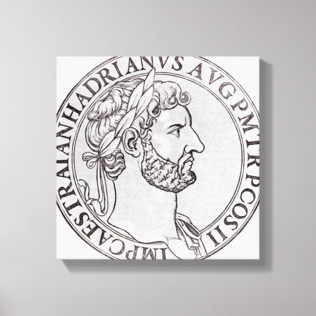 Emperor Hadrian Canvas Print (Front)