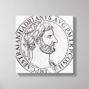 Emperor Hadrian Canvas Print