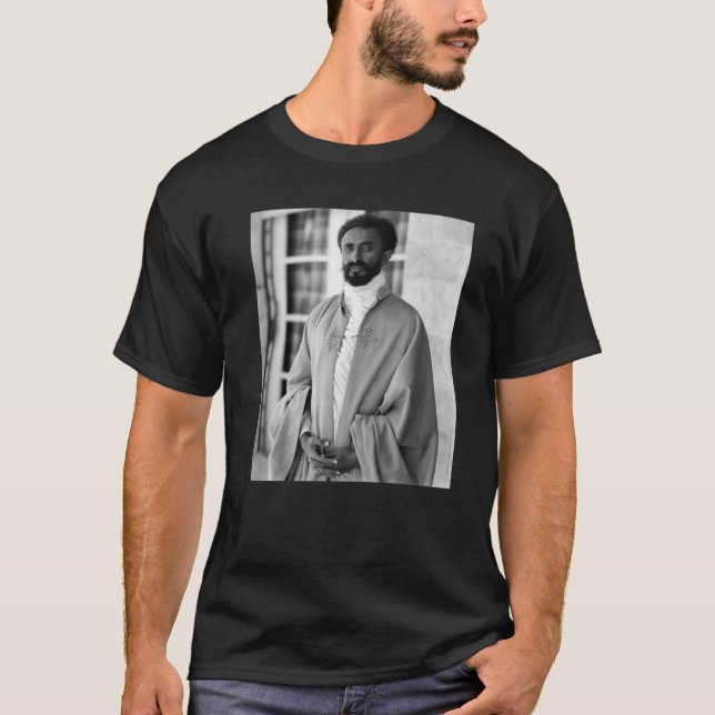 Emperor Haile Selassie Portrait T-Shirt (Front)
