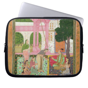 Emperor Jahangir (1569-1627) with his consort and Laptop Sleeve