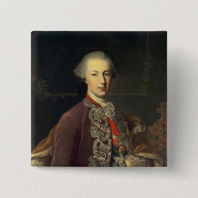 Emperor Joseph II of Germany 15 Cm Square Badge (Front)