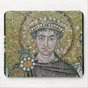 Emperor Justinian I  c.547 AD Mouse Mat