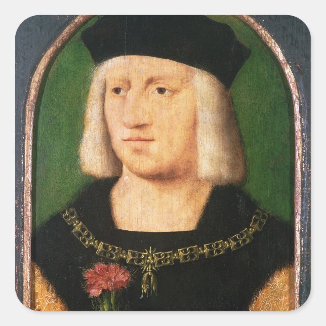 Emperor Maximilian I, c.1508-09 Square Sticker (Front)