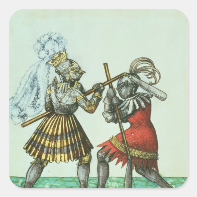 Emperor Maximilian I of Germany Square Sticker (Front)