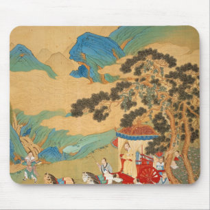 Emperor Mu Wang of the Chou Dynasty in Mouse Mat