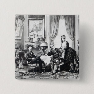 Emperor Napoleon III 15 Cm Square Badge