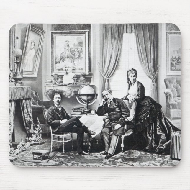 Emperor Napoleon III Mouse Mat (Front)
