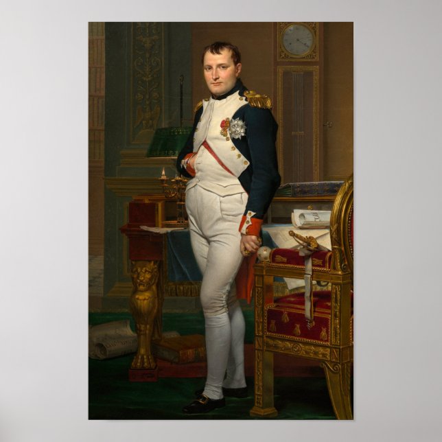 Emperor Napoleon in His Study by David - Poster (Front)