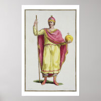 Emperor Otto III (980-1002), engraved by Pierre Du