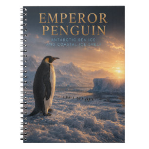 Emperor Penguin Antarctic Ice ANIMALS Notebook