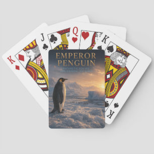 Emperor Penguin Antarctic Ice ANIMALS Poker Cards