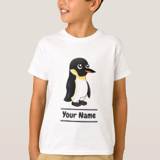 Emperor Penguin cartoon with custom text T-Shirt