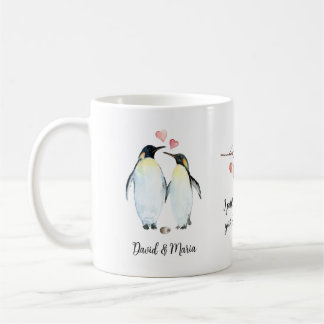 Emperor Penguin Couple in Love Coffee Mug