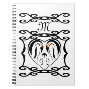 Emperor Penguin Forever Love Birds Notebook