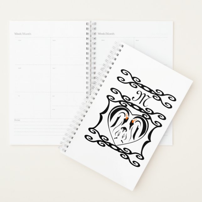 Emperor Penguin Forever Love Birds Planner (Display)