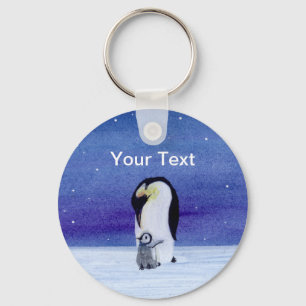 Emperor Penguin Keychain