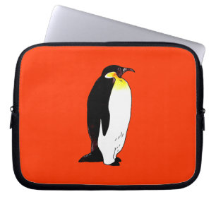 Emperor penguin laptop sleeve