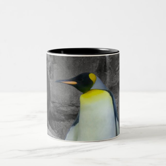 Emperor Penguin Two-Tone Coffee Mug (Center)