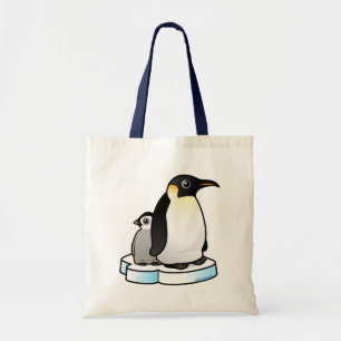 Emperor Penguin with Chick Tote Bag