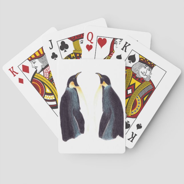 Emperor Penguins Playing Cards (Back)