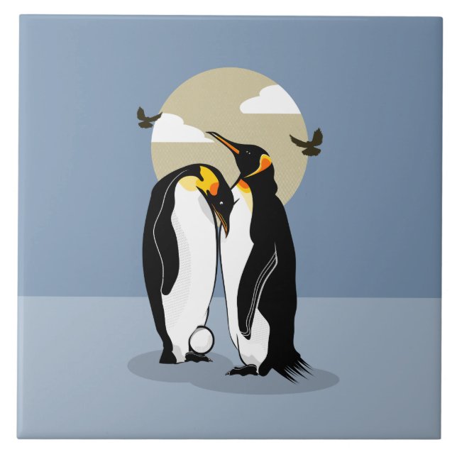 Emperor PENGUINS Tile (Front)