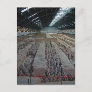 Emperor Qin's terracotta army Xian China Postcard