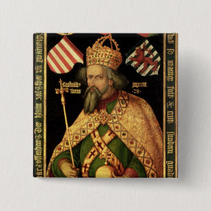 Emperor Sigismund, Holy Roman Emperor 15 Cm Square Badge