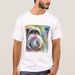Emperor Tamarin 300824AREF110 - Watercolor T-Shirt