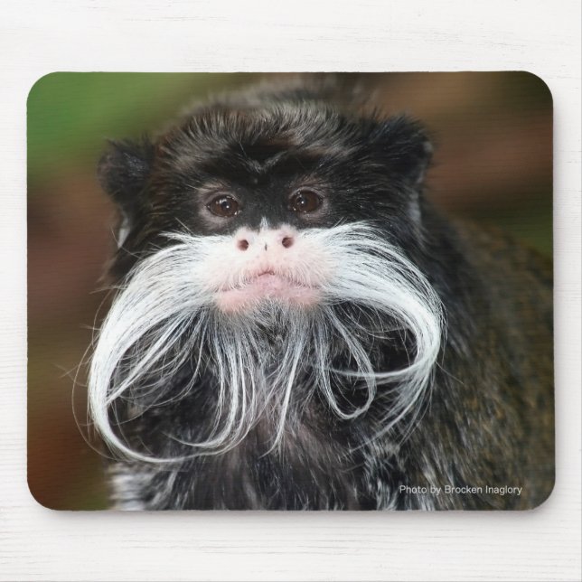 Emperor Tamarin Mouse Mat (Front)
