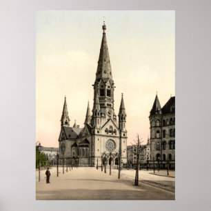 Emperor Wilhelm's Memorial Church, Berlin, Germany Poster