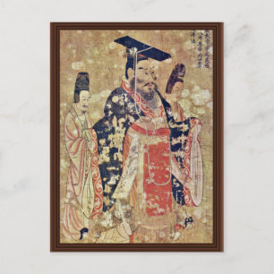 Emperor Wu Ti Of The Late Chou Dynasty By Yen Li Postcard