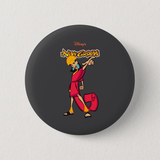 Emperors New Groove Kuzco  6 Cm Round Badge (Front)