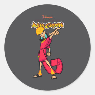 Emperors New Groove Kuzco  Classic Round Sticker