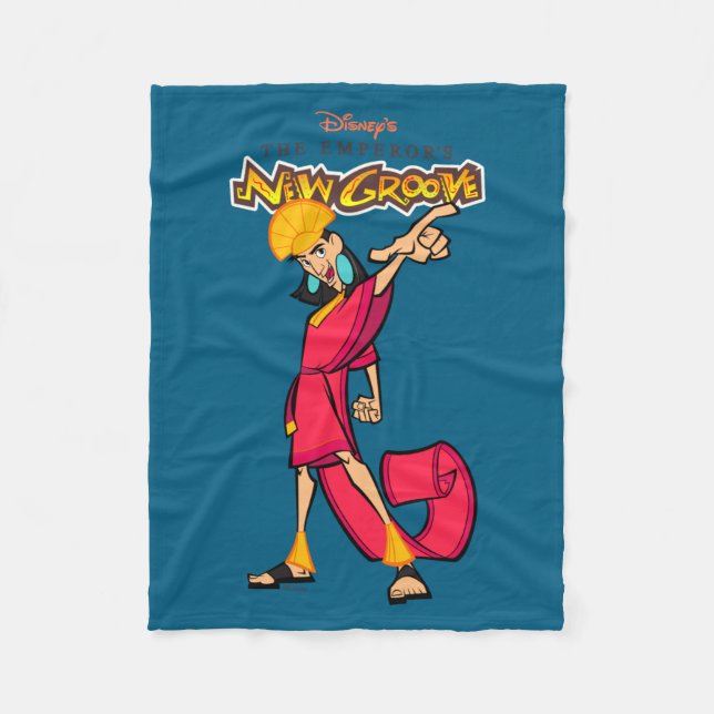 Emperors New Groove Kuzco  Fleece Blanket (Front)