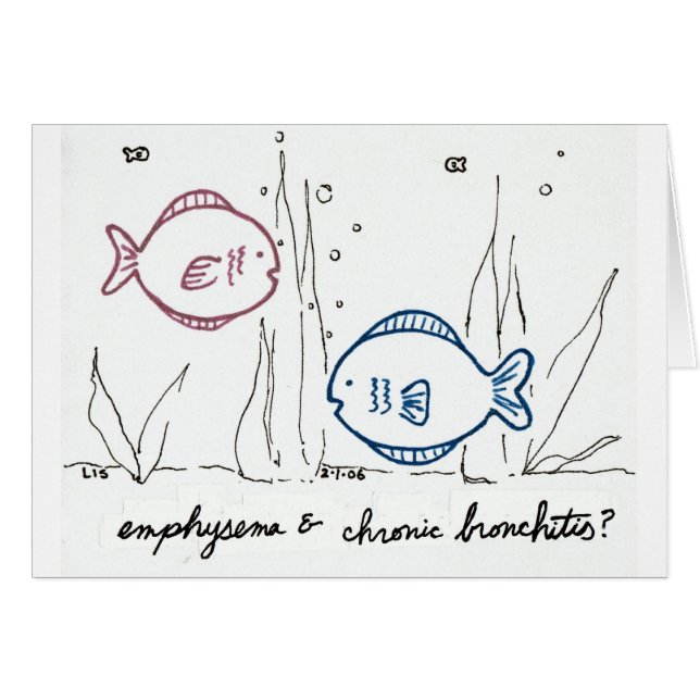 Emphysema & Chronic Bronchitis card (Front Horizontal)