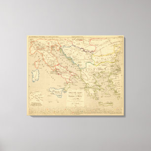 Empire Grec et Royaume d'Italie 774 a 900 Canvas Print