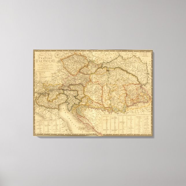 Empire Maps Canvas Print (Front)