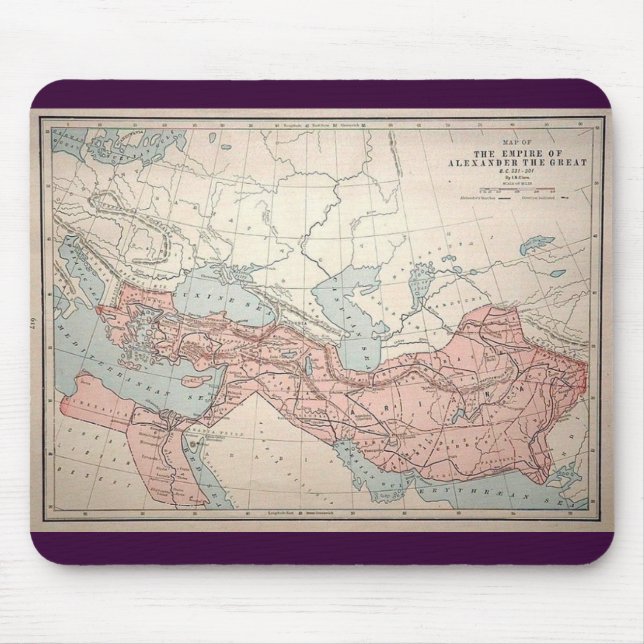 Empire of Alexander the Great Mouse Mat (Front)