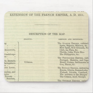 Empire of Napoleon Bonaparte 1811 AD 2 Mouse Mat