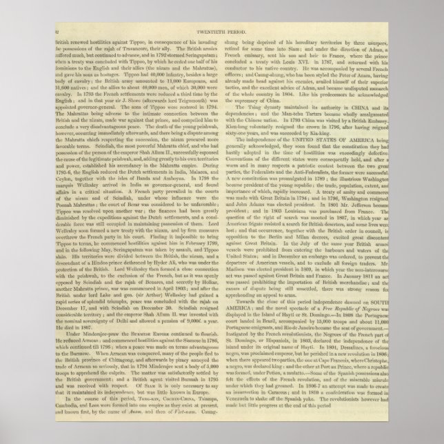 Empire of Napoleon Bonaparte 1811 AD Poster (Front)