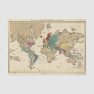 Empire of Napoleon Bonaparte 1811 AD Tissue Paper