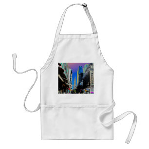 Empire Sate Building from 42nd St New York Poster Standard Apron