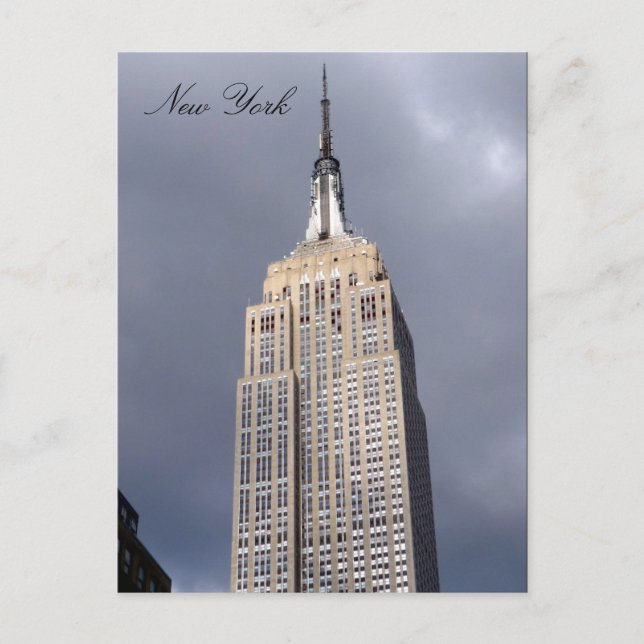 empire state bldg postcard (Front)
