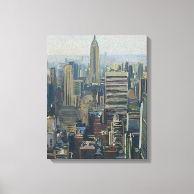 Empire State Building 2012 Canvas Print (Front)