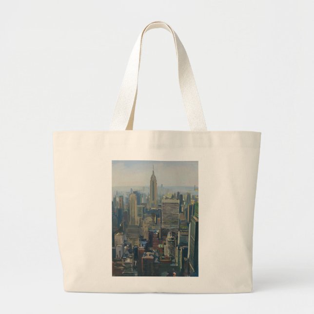 Empire State Building 2012 Large Tote Bag (Front)