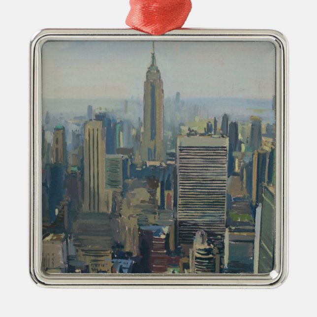 Empire State Building 2012 Metal Tree Decoration (Front)